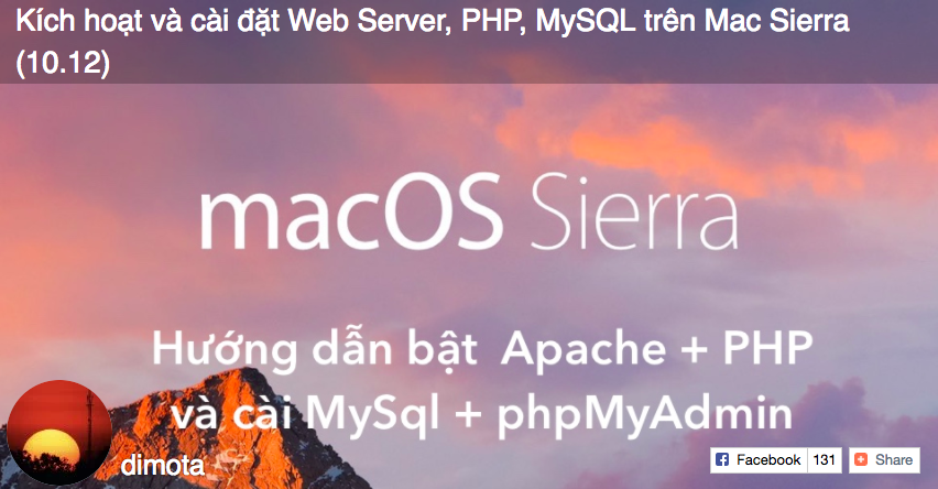 php for mac sierra